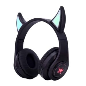 Wireless Headphones SY-39 Devil Ear LED Light Up Foldable Over-Ear Headphones