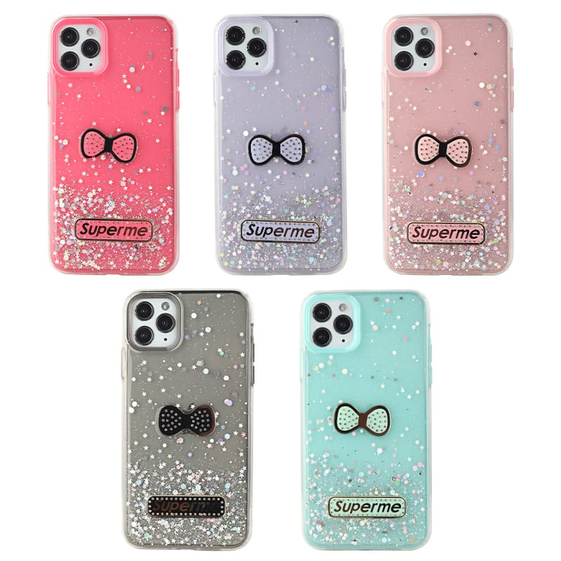 TPU+PC Anti-shock High Transparency Series Case With epoxy and decroreation design 2 TPU+PC Anti-shock High Transparency Series Case With epoxy and decroreation design - Image 2