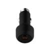 Car charger with blue LED, type C 65W PD fast USB C car charger and QC 3.0 30W 13 08 4