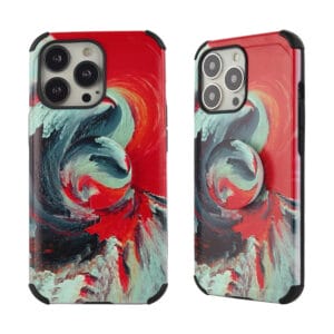 Fundas TPU+PC serie Armor 2 in 1 con diseño de labios elevados  y pop socket para iPhone13