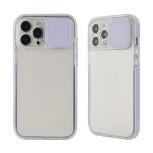 Funda 6D Protección De Lente Deslizante Anti-Choque TPU+PC Para iPhone13/13Pro
