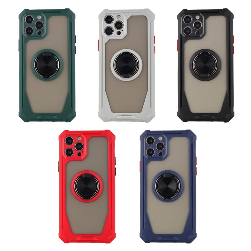 U Shield Anti-Shock TPU+PC Case With Support Ring For iPhone13 2 U Shield Anti-Shock TPU+PC Case With Support Ring For iPhone13 - Image 2