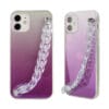 Dual sided tpu case from IMD in gradient colour with cute bracelet chain for iPhone13 17 05 28