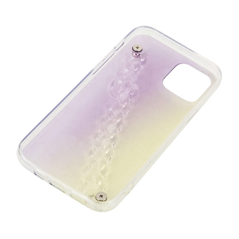 Dual sided tpu case from IMD in gradient colour with cute bracelet chain for iPhone13 6 Dual sided tpu case from IMD in gradient colour with cute bracelet chain for iPhone13 - Image 6