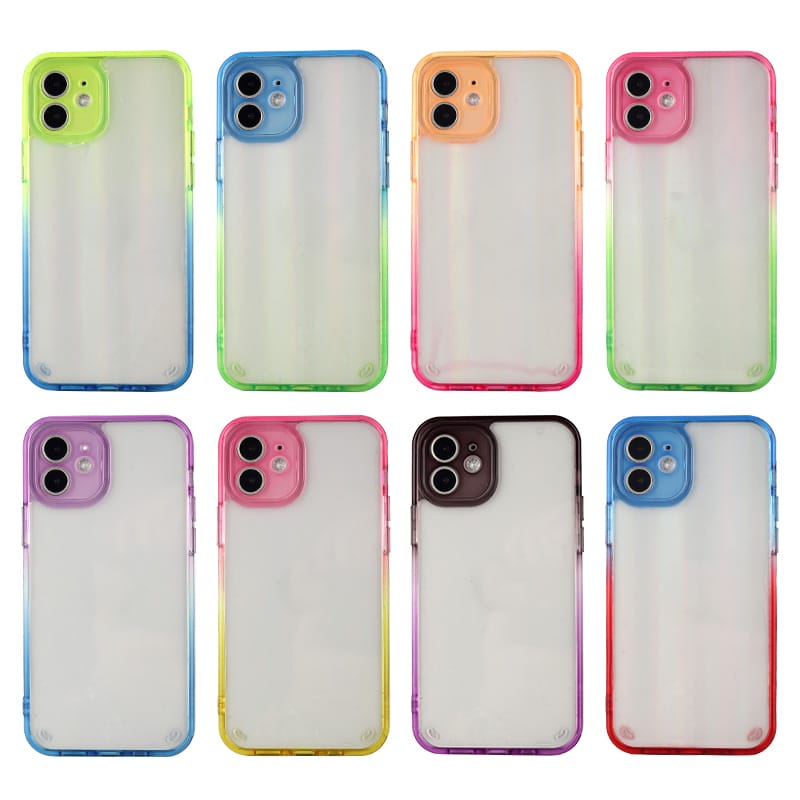 Dual Gradient Colour Clear Case with Lens Protection for iPhone13Pro 2 Dual Gradient Colour Clear Case with Lens Protection for iPhone13Pro - Image 2