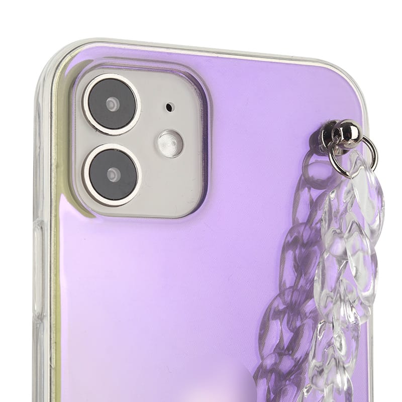 Dual sided tpu case from IMD in gradient colour with cute bracelet chain for iPhone13 3 Dual sided tpu case from IMD in gradient colour with cute bracelet chain for iPhone13 - Image 3