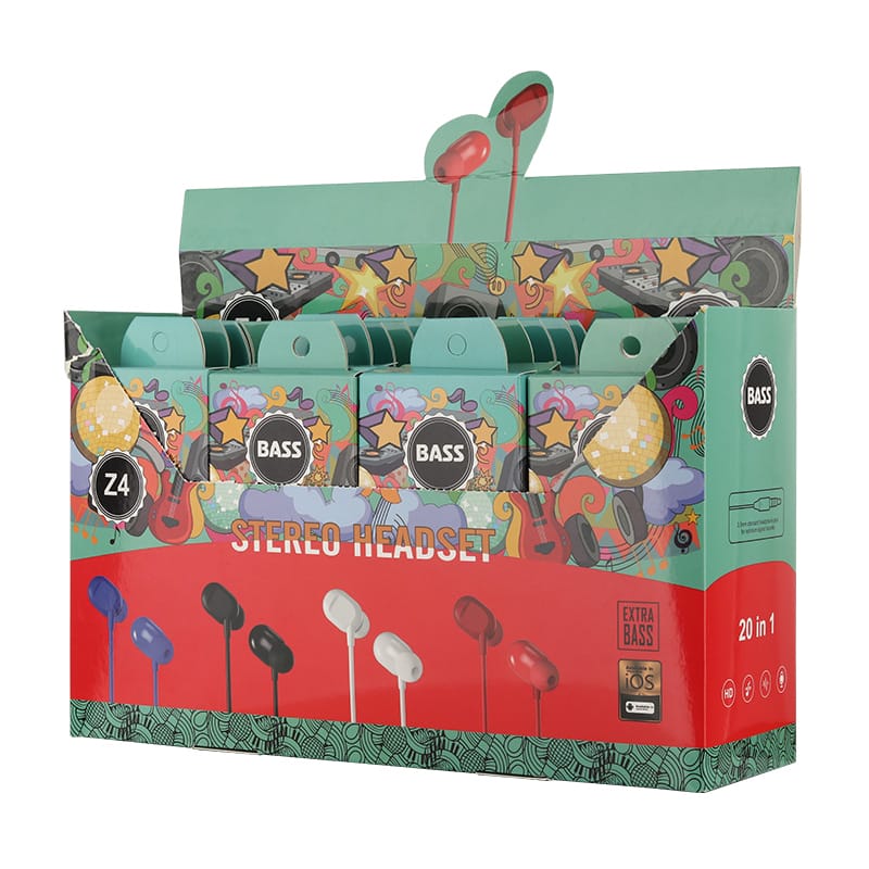 Z4 I-shaped 3.5mm interface headphones with remote control and microphone 2 Z4 I-shaped 3.5mm interface headphones with remote control and microphone - Image 2