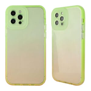 2 in 1 TPU+PC dual colour glass case with full camera lens protection For iPhone13