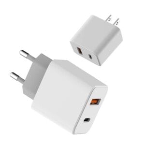 Dual-port 5V2.4A USB + Type-C fast charger