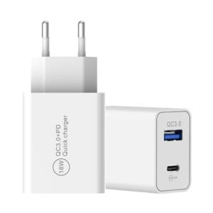 ART-100 Dual Port Fast Charger QC3.0 + 18W
