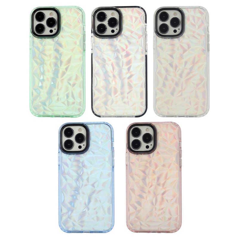 Anti-Shock TPU+TPE Cases With Diamond Laser Paper For iPhone13ProMax 2 Anti-Shock TPU+TPE Cases With Diamond Laser Paper For iPhone13ProMax - Image 2