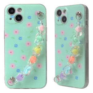 IMD Dual Sided Flat Electroplating TPU Case with Colorful Blue-ray Drawing
