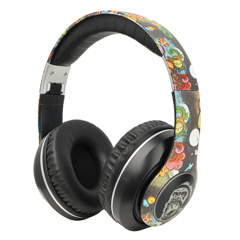 Wireless Graffiti Headphones V5.0 Headphones with RGB Color