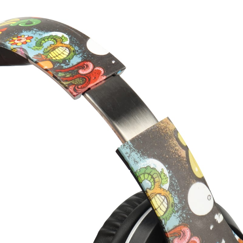 Wireless Graffiti Headphones V5.0 Headphones with RGB Color