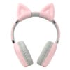 Wlreiess BT Cat Ear Headphones with LED light/TF/FM/Music listening/call function for mobile phone/tablet/PC 13 03 6