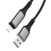 12W Cloth Braided Cord SR Extend Fast Charging Data USB Cable for IPH/Micro/Type C 6 01 19