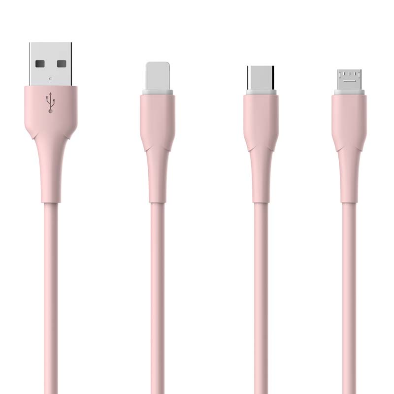 Highly elastic TPE charging cable colour macaroni USB data cable for IPH/Micro/Type C 4 Highly elastic TPE charging cable colour macaroni USB data cable for IPH/Micro/Type C - Image 4