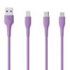 Highly elastic TPE charging cable colour macaroni USB data cable for IPH/Micro/Type C 14 02 2