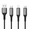 12W Cloth Braided Cord SR Extend Fast Charging Data USB Cable for IPH/Micro/Type C 8 03 20