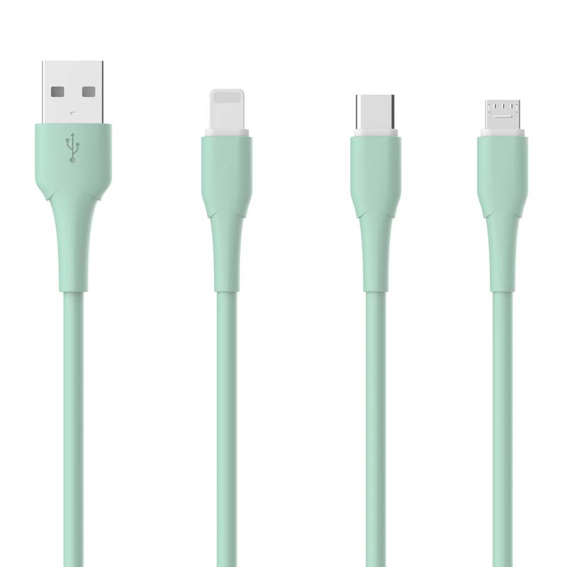 Highly elastic TPE charging cable colour macaroni USB data cable for IPH/Micro/Type C 7 Highly elastic TPE charging cable colour macaroni USB data cable for IPH/Micro/Type C - Image 7