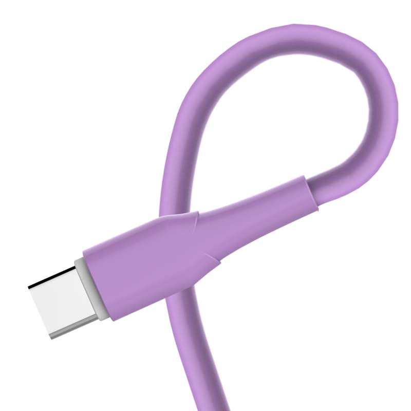 Highly elastic TPE charging cable colour macaroni USB data cable for IPH/Micro/Type C 5 Highly elastic TPE charging cable colour macaroni USB data cable for IPH/Micro/Type C - Image 5