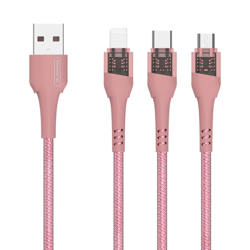 SMS-BW11 2.4A Transparent Mechanical Design Fast Charging USB Data Cable 1 SMS-BW11 2.4A Transparent Mechanical Design Fast Charging USB Data Cable