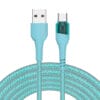 SMS-BW11 2.4A Transparent Mechanical Design Fast Charging USB Data Cable 55 23 1