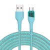 SMS-BW11 2.4A Transparent Mechanical Design Fast Charging USB Data Cable 57 25 1