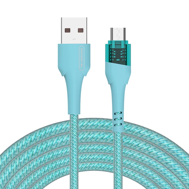 SMS-BW11 2.4A Transparent Mechanical Design Fast Charging USB Data Cable 26 SMS-BW11 2.4A Transparent Mechanical Design Fast Charging USB Data Cable - Image 26