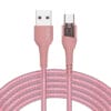 SMS-BW11 2.4A Transparent Mechanical Design Fast Charging USB Data Cable 59 27 1