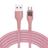 SMS-BW11 2.4A Transparent Mechanical Design Fast Charging USB Data Cable 60 28 1