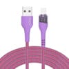 SMS-BW11 2.4A Transparent Mechanical Design Fast Charging USB Data Cable 61 29 1