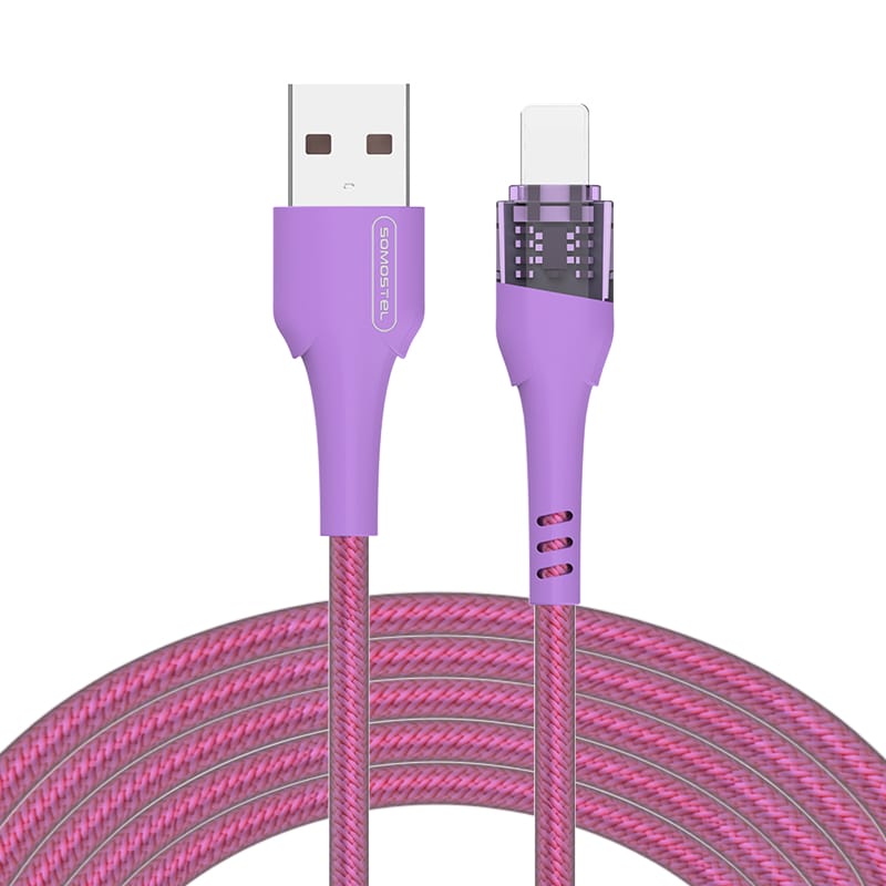 SMS-BW11 2.4A Transparent Mechanical Design Fast Charging USB Data Cable 30 SMS-BW11 2.4A Transparent Mechanical Design Fast Charging USB Data Cable - Image 30
