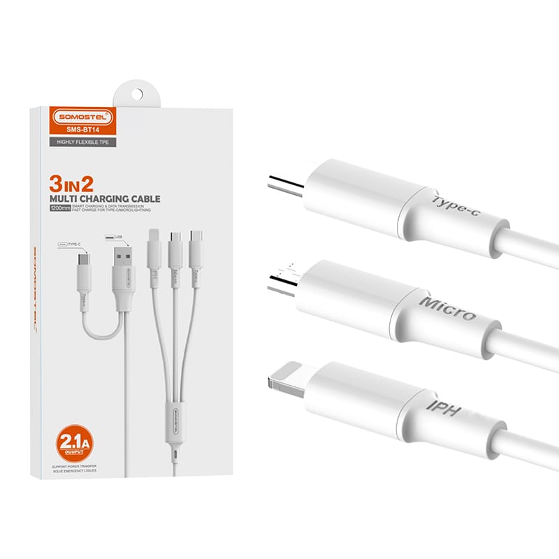 SMS-BT14 Six-in-One Multi-Universal Charging Cable 4 SMS-BT14 Six-in-One Multi-Universal Charging Cable - Image 4