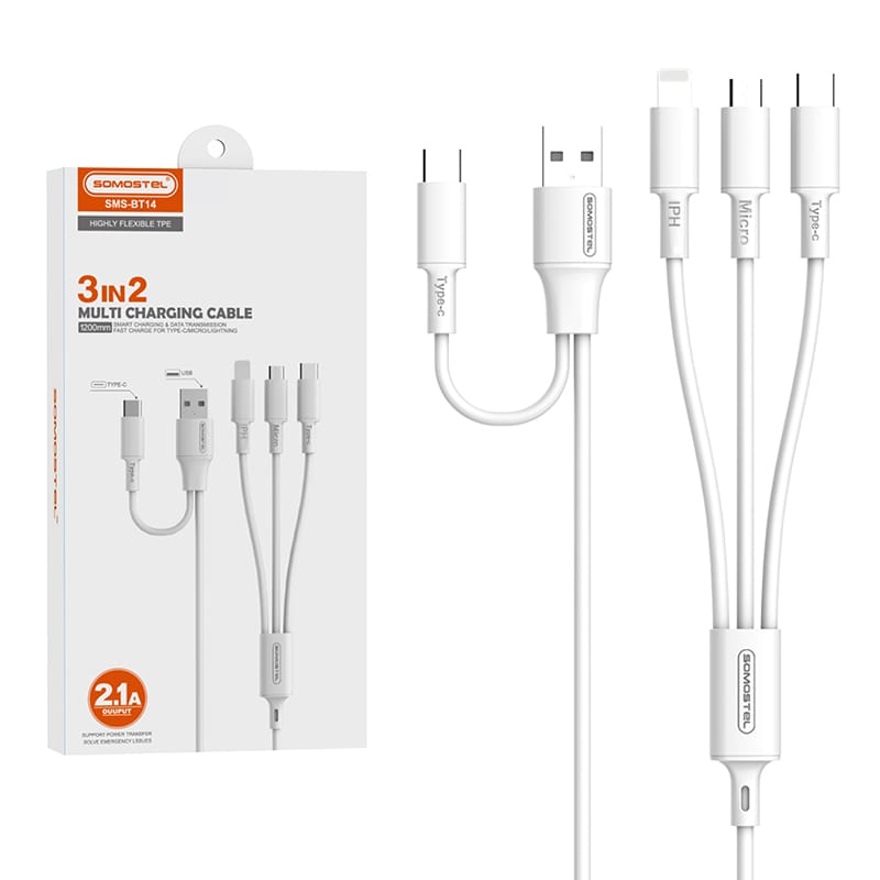 SMS-BT14 Six-in-One Multi-Universal Charging Cable 1 SMS-BT14 Six-in-One Multi-Universal Charging Cable