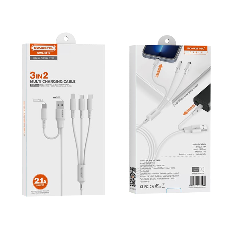 SMS-BT14 Six-in-One Multi-Universal Charging Cable 9 SMS-BT14 Six-in-One Multi-Universal Charging Cable - Image 9