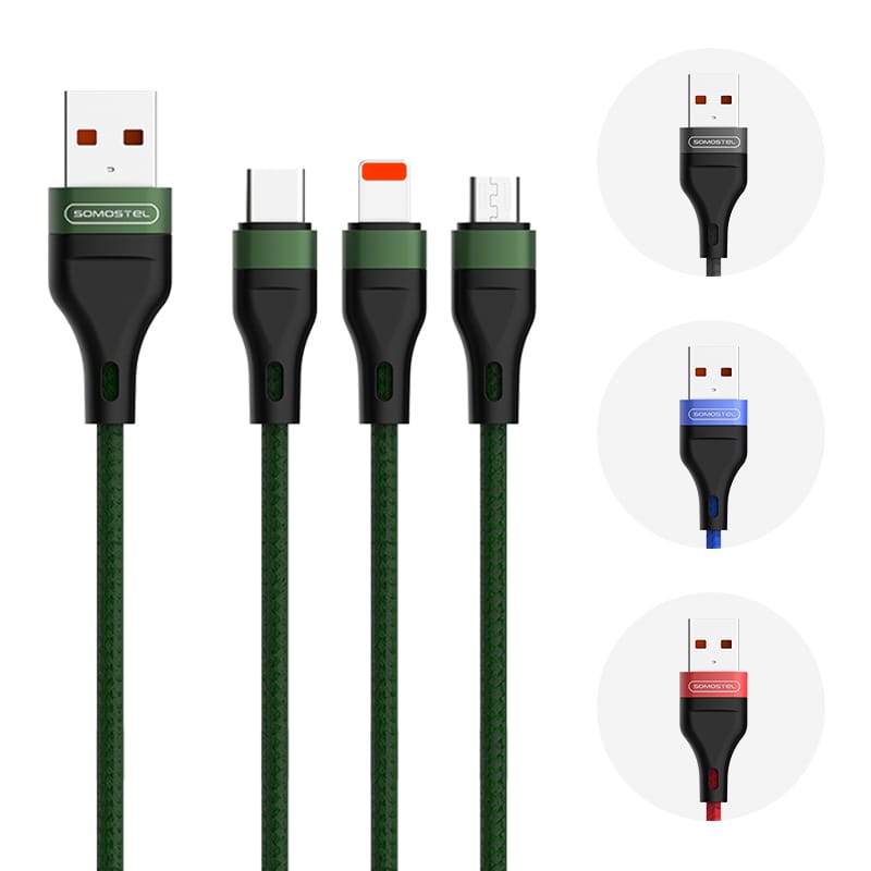 SMS-BW12 2.4A Fast Data Charging USB Cable 1 SMS-BW12 2.4A Fast Data Charging USB Cable