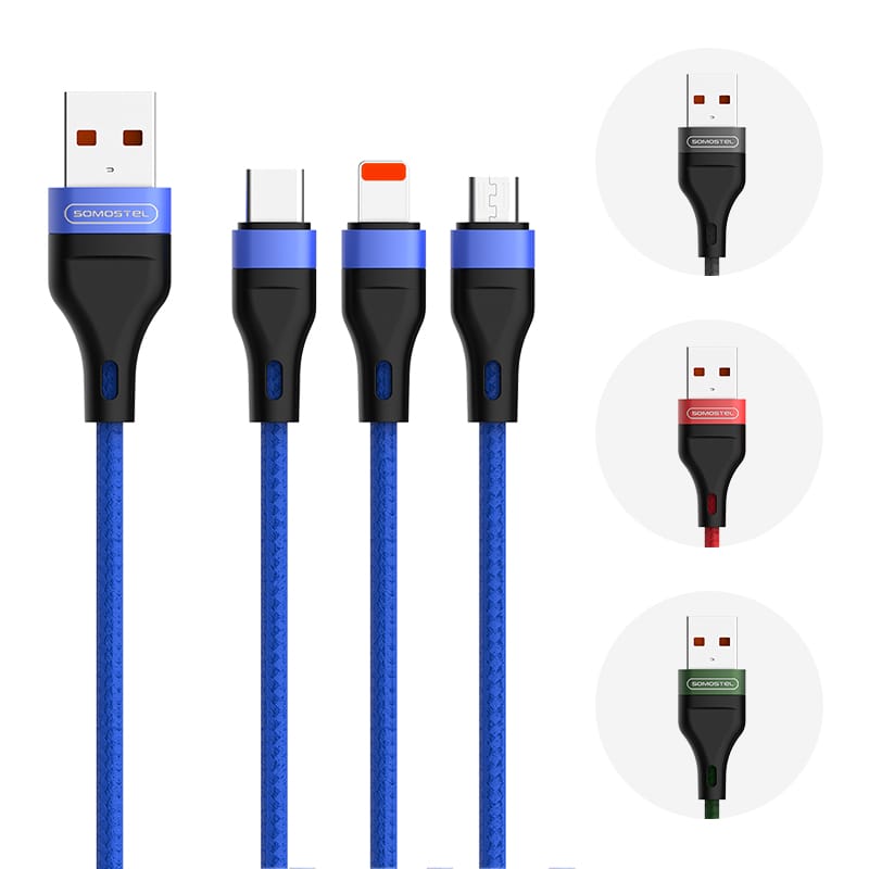 SMS-BW12 2.4A Fast Data Charging USB Cable 4 SMS-BW12 2.4A Fast Data Charging USB Cable - Image 4