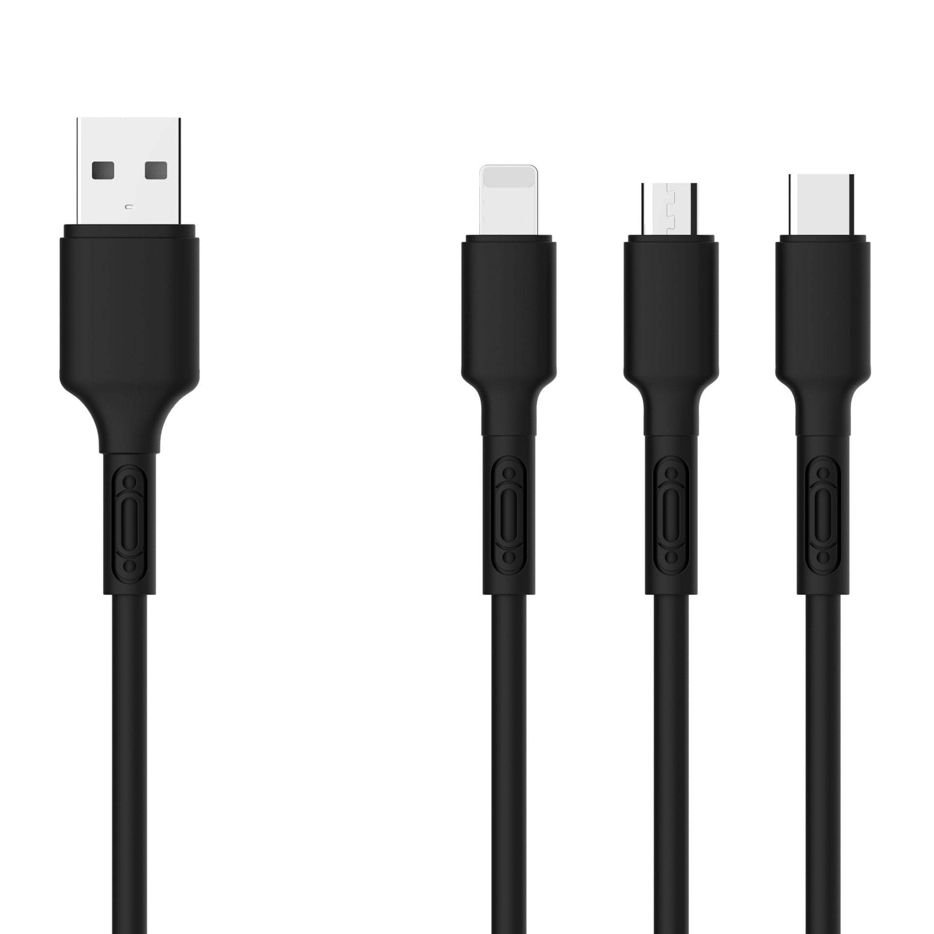 DYH-1706 3 in 1 USB Cable for Charging and Transmitting Data