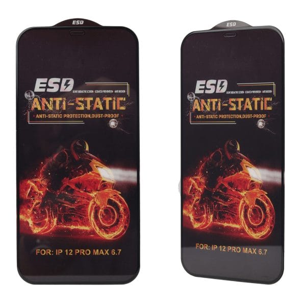 Protector de pantalla de vidrio templado antiestático ESD