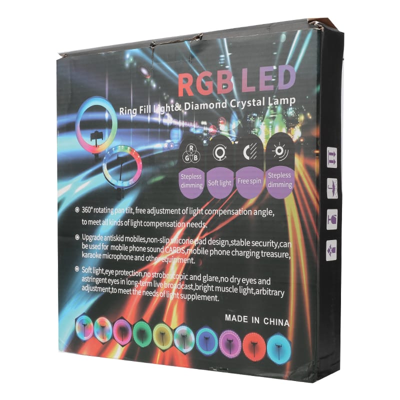 360° Rotatable Diamond Crystal Lamp RGB LED Light for Live Streaming 3 360° Rotatable Diamond Crystal Lamp RGB LED Light for Live Streaming - Image 3