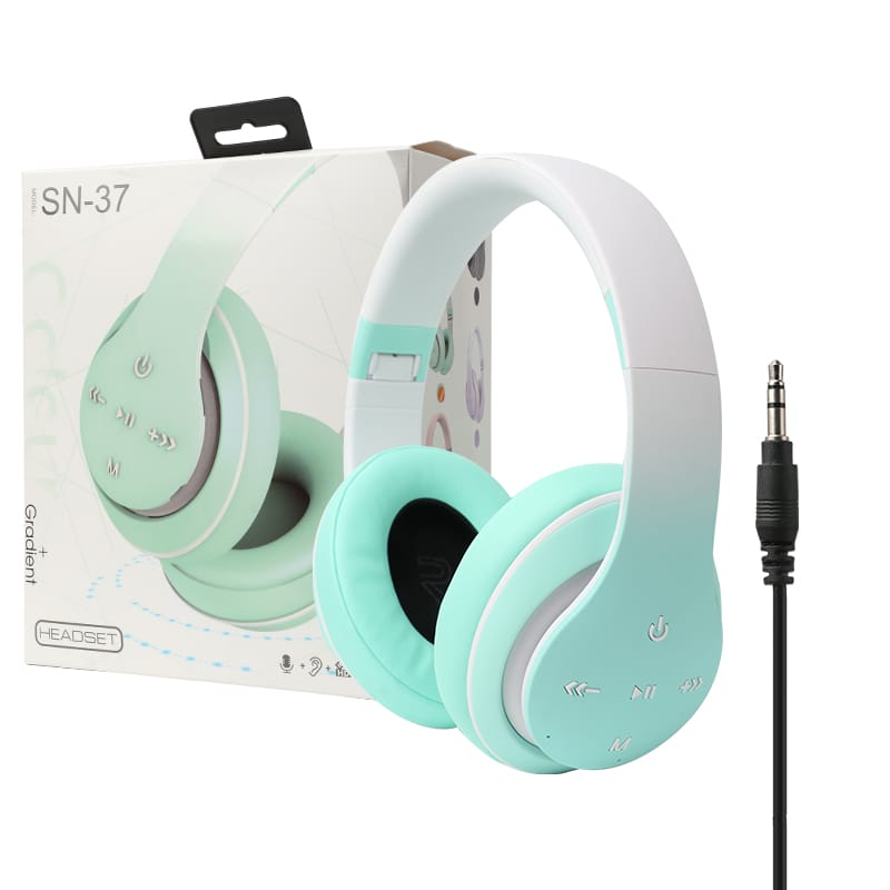 SN-37 Gradient Bluetooth Headphones - JQX