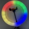 360° Rotatable Diamond Crystal Lamp RGB LED Light for Live Streaming 54 四色流光