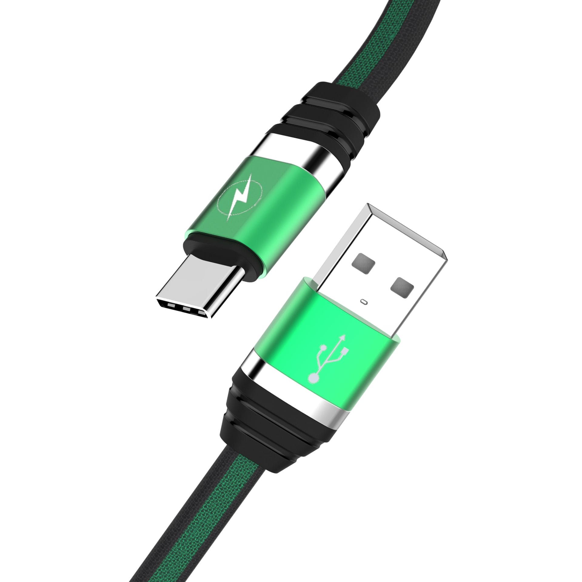 Premium 2A fast-charging flat data cable with metallic fabric 5 Premium 2A fast-charging flat data cable with metallic fabric - Image 5