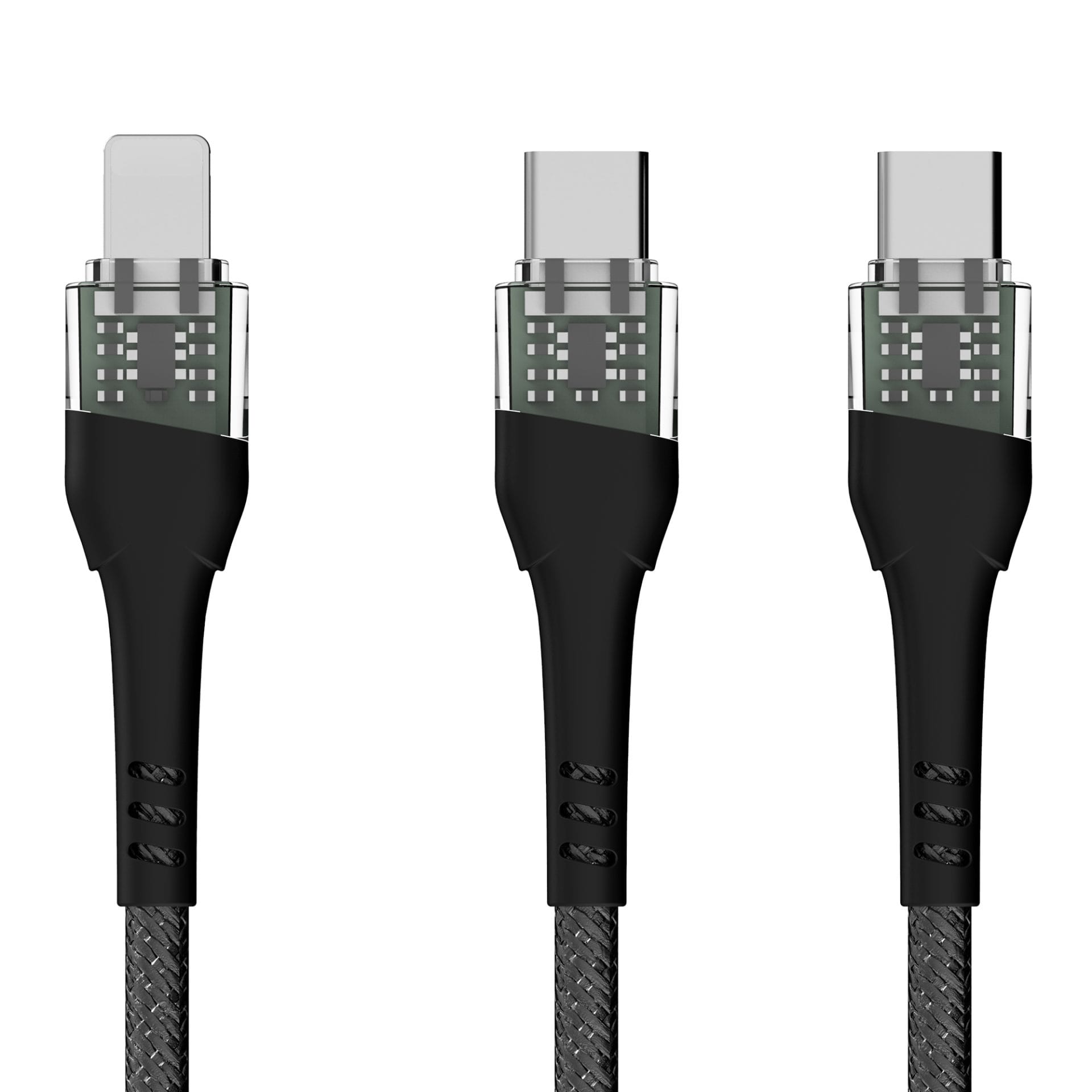 Transparent glass fast charging cable PD 1 Transparent glass fast charging cable PD