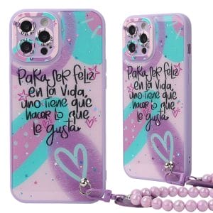 Tong Yan 2 in 1 heart bracelet and beads TPU+PC phone case
