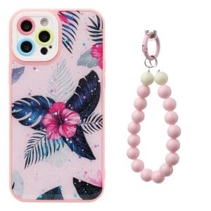 TongYan Two-in-one Epoxy Painting Beaded two-colour TPU bracelet + PC phone case