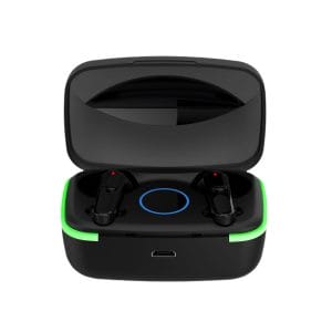 Conexión inalámbrica Bluetooth auriculares HD llamada escuchar música energía móvil luz tricolor