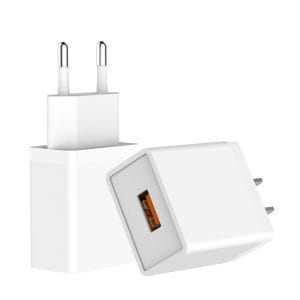 Cargador de pared para teléfono con adaptador de viaje con puerto USB de 10 W
