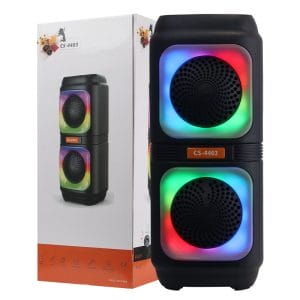 1500 MAH Capacidad de la bateríaMayorista Multifunción Dual RGB Bluetooth Audio Estéreo Portátil
